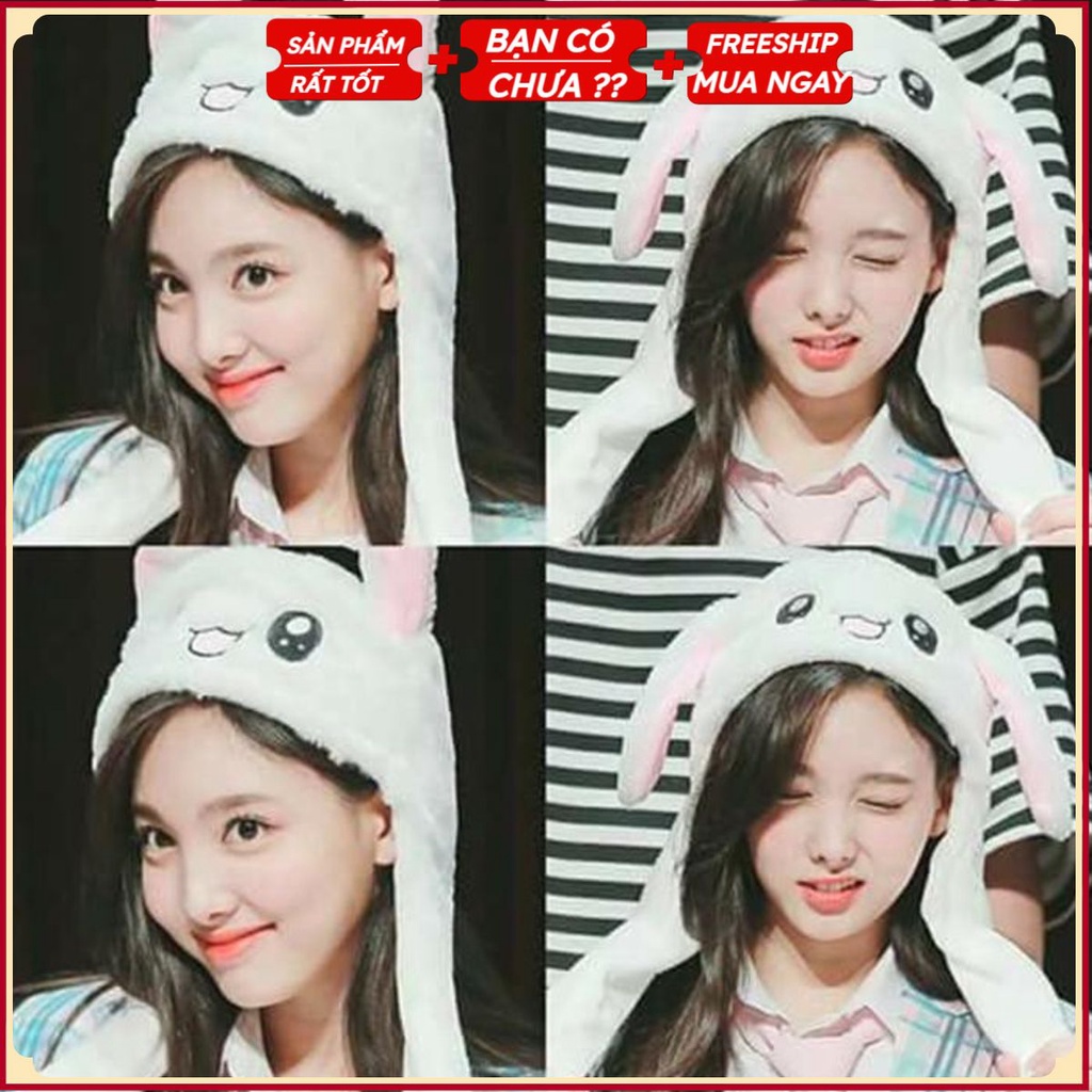 Combo 02 Mũ Tai Thỏ Vũ Đạo Nayeon BMBE1066