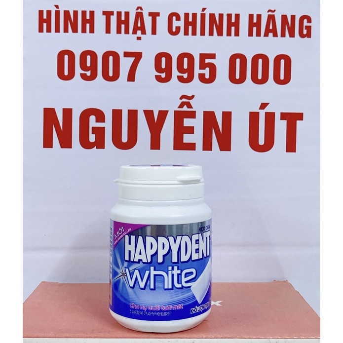 kẹo gum happydent white hủ 56g
