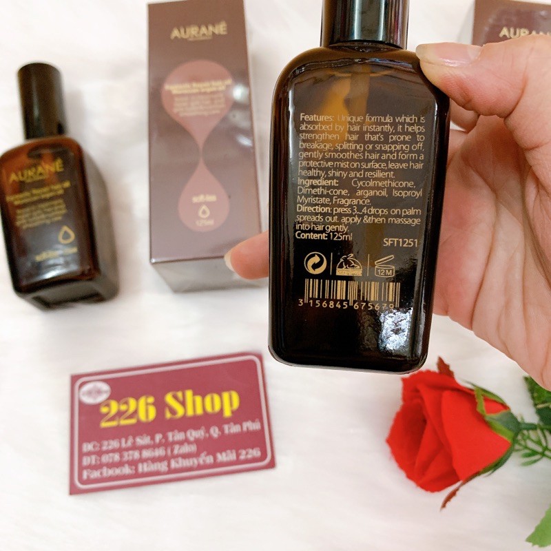 Tinh dầu serum dưỡng tóc Aurané 125ml.Nhập khẩu từ Pháp,có tem chống hàng giả.