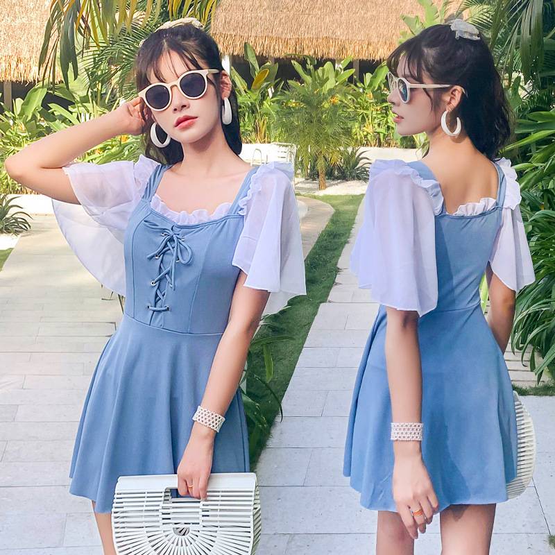 Áo tắm nữ đồ bơi một mảnh mới áo tắm bãi biển nữ mỏng | BigBuy360 - bigbuy360.vn