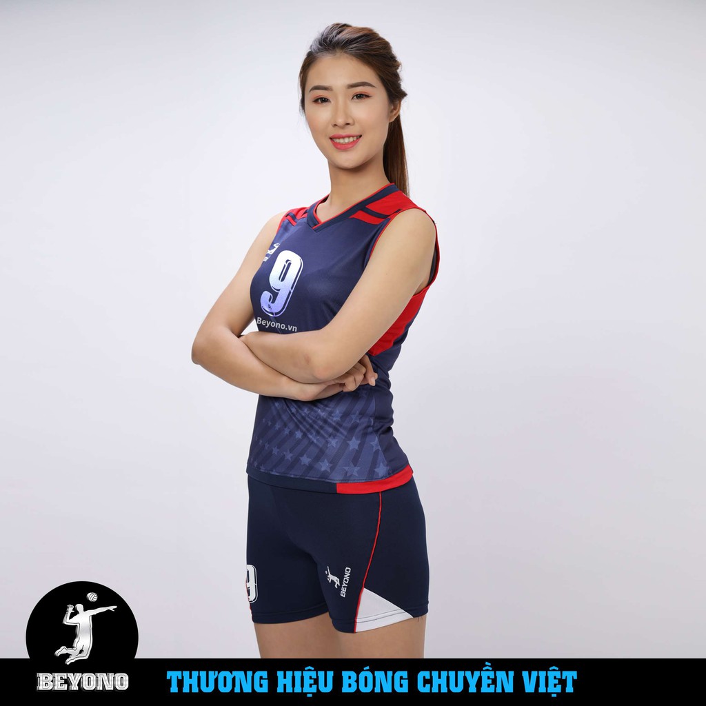 Bộ Quần Áo Thể Thao Nữ BY06 - Đồ Bóng Chuyền thiết kế sát nách trẻ trung năng động chất vải mè thấm hút mồ hôi nhanh