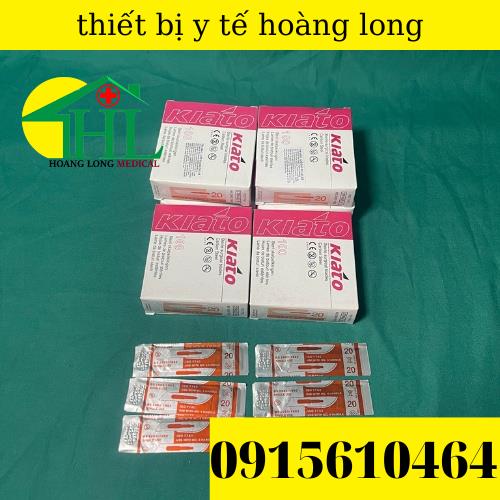 Lưỡi dao mổ kiato số 20 hộp 100 cái