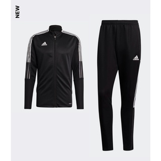 Bộ thể thao adidas nam thu đông chính hãng tiro màu đen