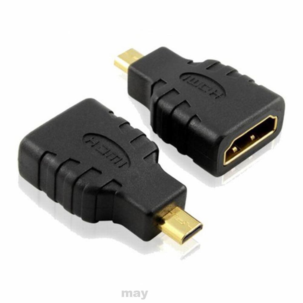 Set 2 Đầu Chuyển Đổi Micro Hdmi Bằng Nhựa Pvc Chuyên Dụng Cho Raspberry Pi 4 B