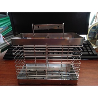 Giỏ đũa đôi, đơn bằng inox tiện dụng