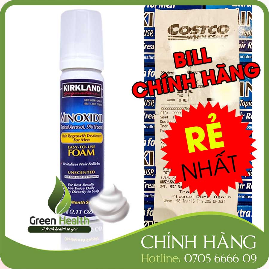 Mã COSDAY giảm 8% đơn 150K Serum mọc râu tóc Minoxidil 5% dạng bọt