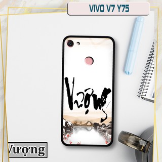 Ốp lưng  Vivo V7/Y75-in chữ thư pháp