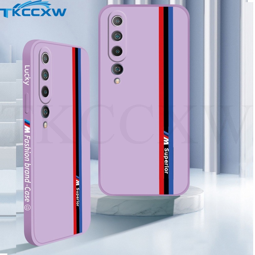 Ốp Điện Thoại Silicon Mềm Hình Vuông Bảo Vệ Camera Cho Xiaomi Mi 10S Note 10 10T Pro 10 Lite 10 Ultra 10i