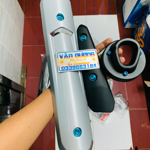 Combo ốp spark + chụp tfx chính hãng yamaha sẵn pass chế