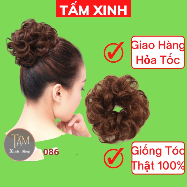 Búi tóc giả đẹp thời trang chất liệu dầy đẹp - Búi rối