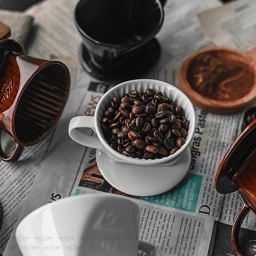 Phểu drip hình quạy 3 lổ Kalita chính hãng