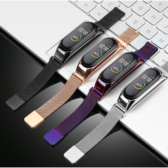 [Mã ELFLASH5 giảm 20K đơn 50K] Dây đeo Milanese loop Xiaomi miband 5 / Miband 6 - Mijobs