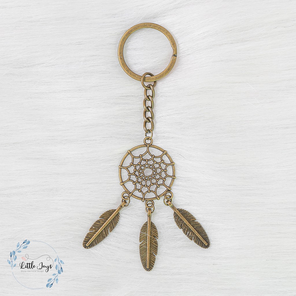 Móc khóa dreamcatcher phong cách vintage, hoang dã