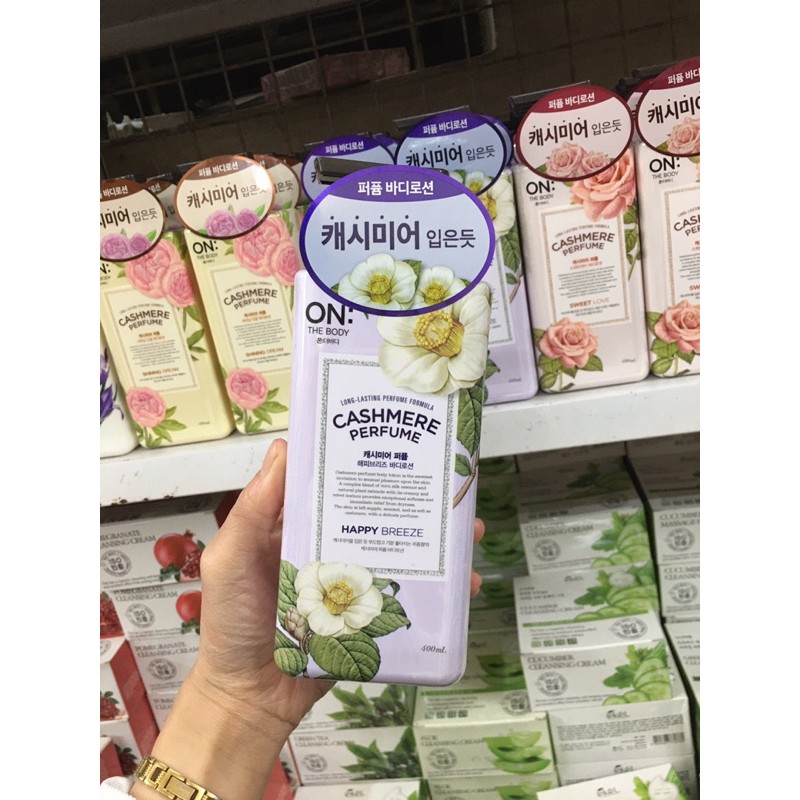 Sữa dưỡng thể On The Body 400ml