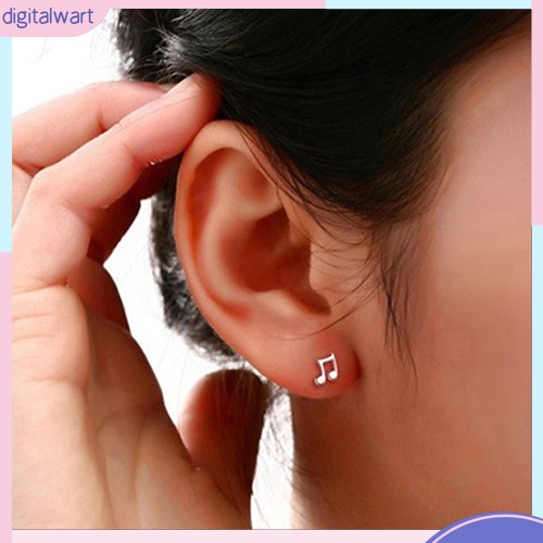 Cặp khuyên tai nữ tạo hình nốt nhạc xinh xắn độc đáo dành cho nữ