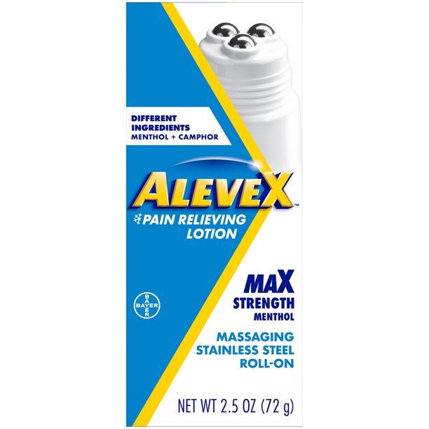 [DATE 01/2023] ALEVEX PAIN RELIEVING LOTION WITH ROLLERBALL APPLICATOR 72GR (2.5oz)