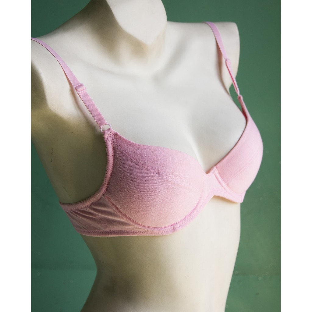 Áo Ngực Triumph Sloggi dotty Cotton Hồng Trẻ Trung