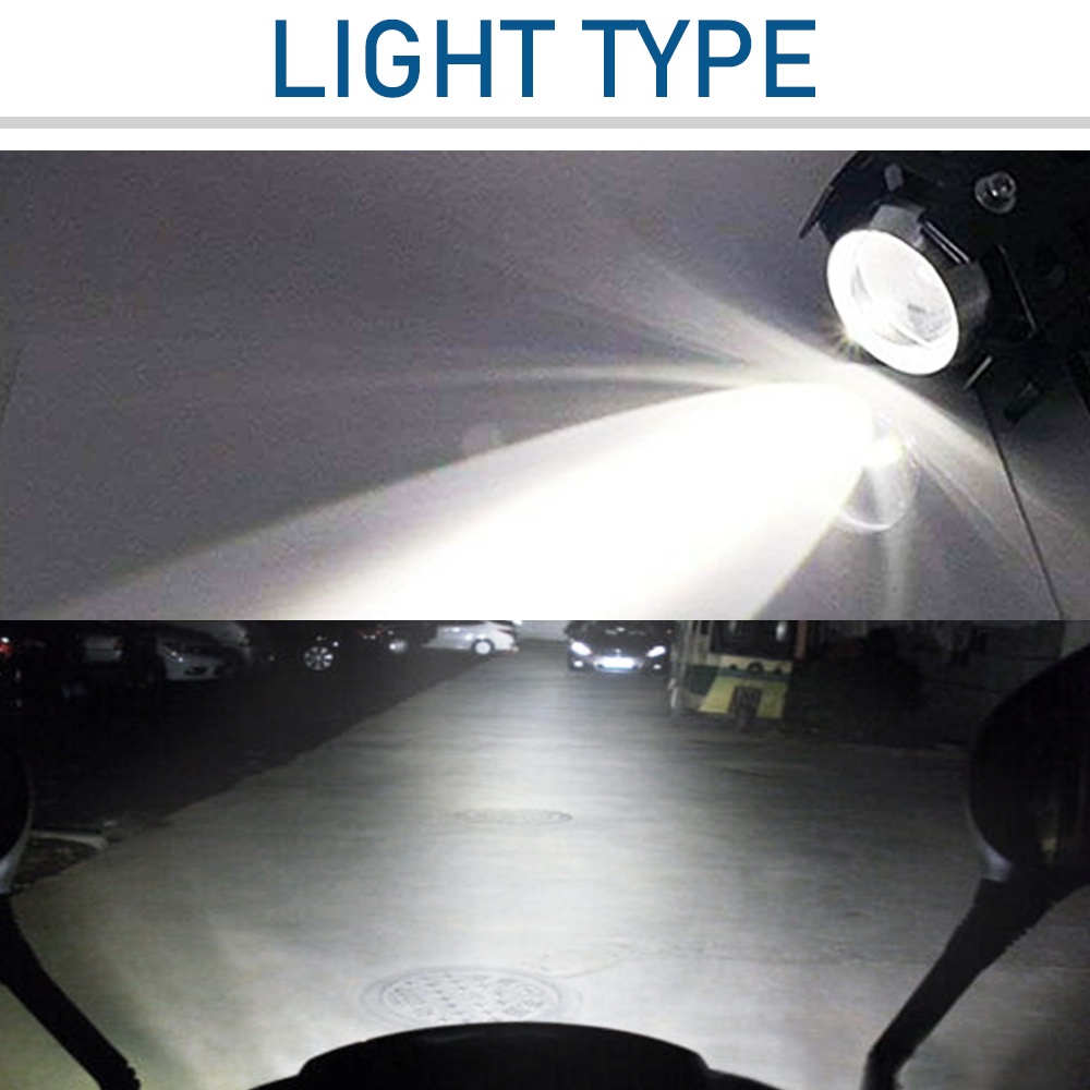 UNISHINE U5 U7 Motorcycle LED 125W Motorbike Cree Led Extra Bright Headlight High Power Sport Light Angel Eye