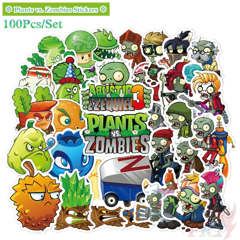 ❉ Plants vs. Zombies - Games Stickers ❉ 100Pcs/Set Mixed Luggage Laptop Skateboard Doodle Stickers