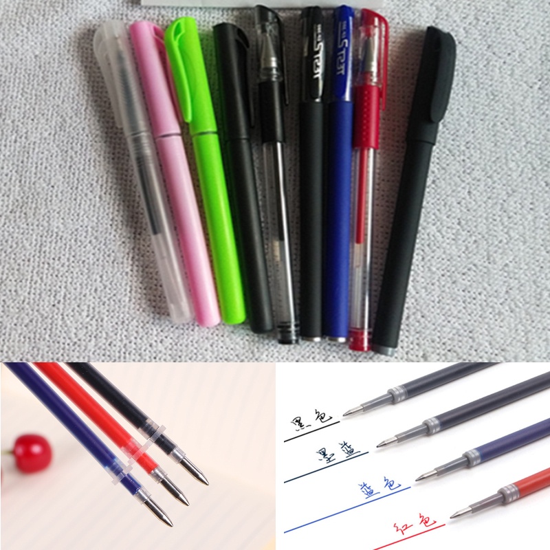 Set 5 Ruột Bút Bi Mực Đen Ngòi 0.5mm