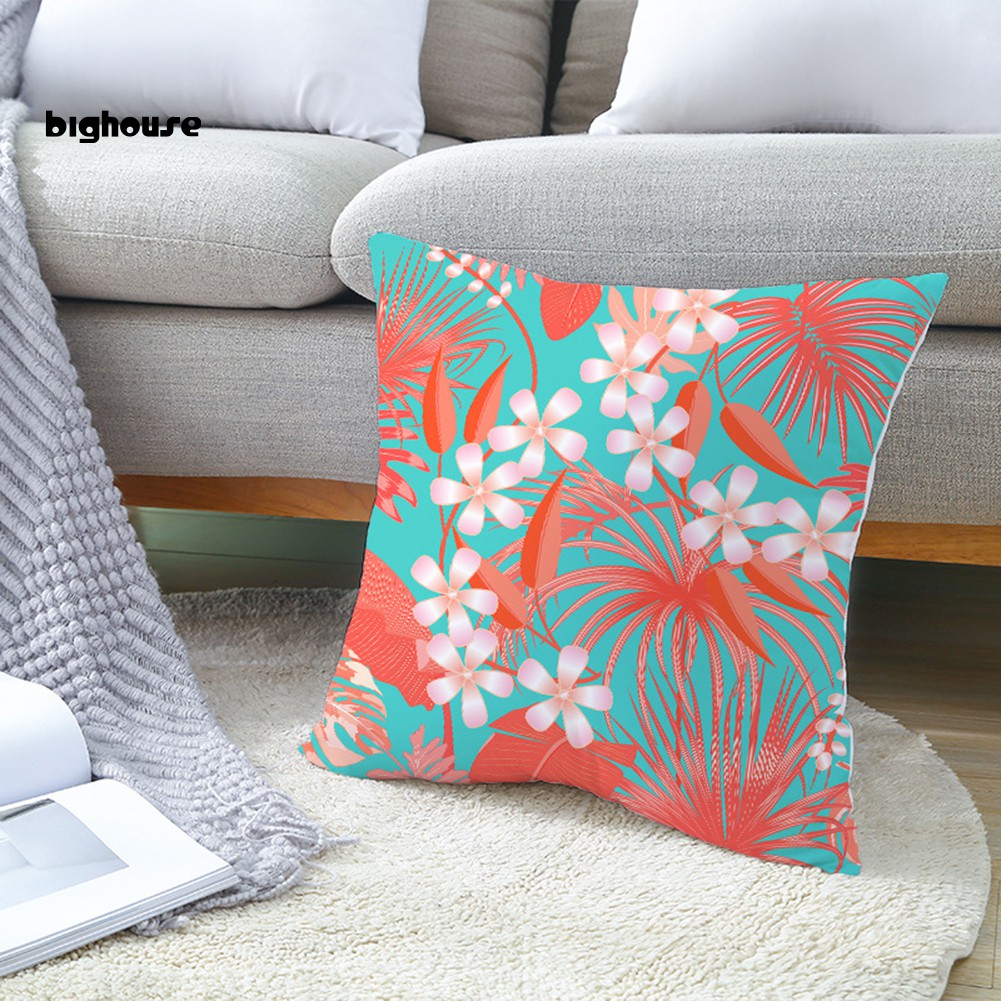 Vỏ Bọc Gối Sofa Mềm Mại In Họa Tiết Quả Đào Trang Trí Nhà Cửa / Văn Phòng