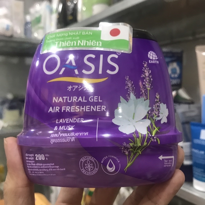 Sáp thơm phòng OASIS Natural Lavender &amp; Musk 200g