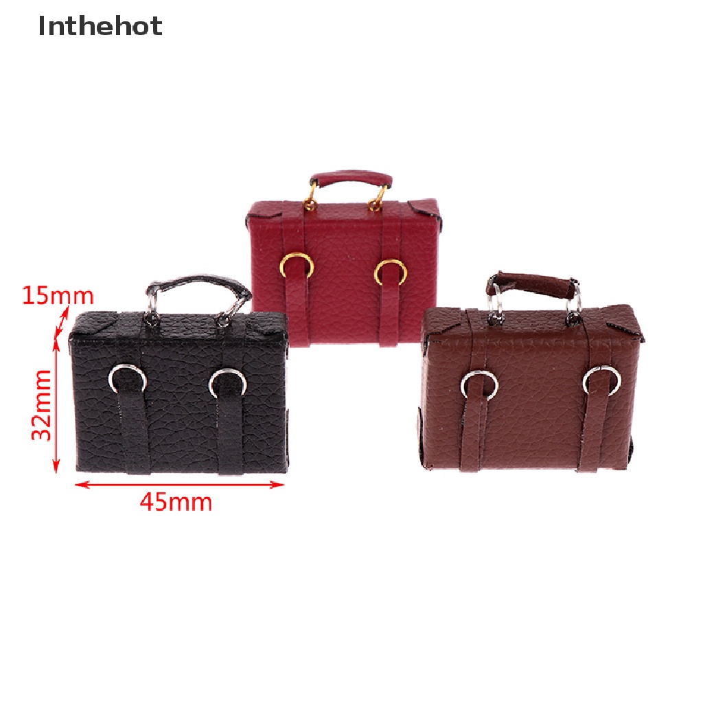 Vali mini Bằng Da Tỉ Lệ 1: 12 Chất Lượng Cao