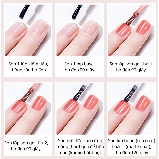 Sơn Móng Tay Gel Màu Nude Nâu Tây CHARZIEG Jillradia UV LED - Neosxinh Nails