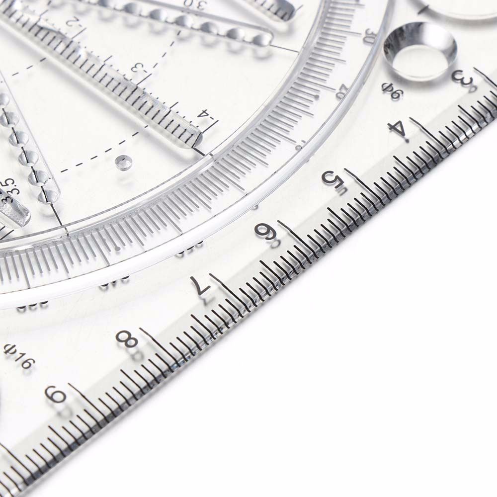 PVN43580 Thước Vẽ Hình Học 3d Nhiều Màu Đa Năng Dành Cho Học Sinh Giá Rẻ