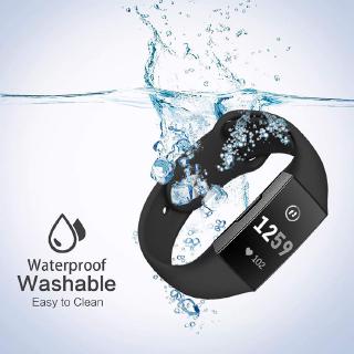 Dây Đeo Silicon Thay Thế Cho Đồng Hồ Thông Minh Fitbit Charge 3