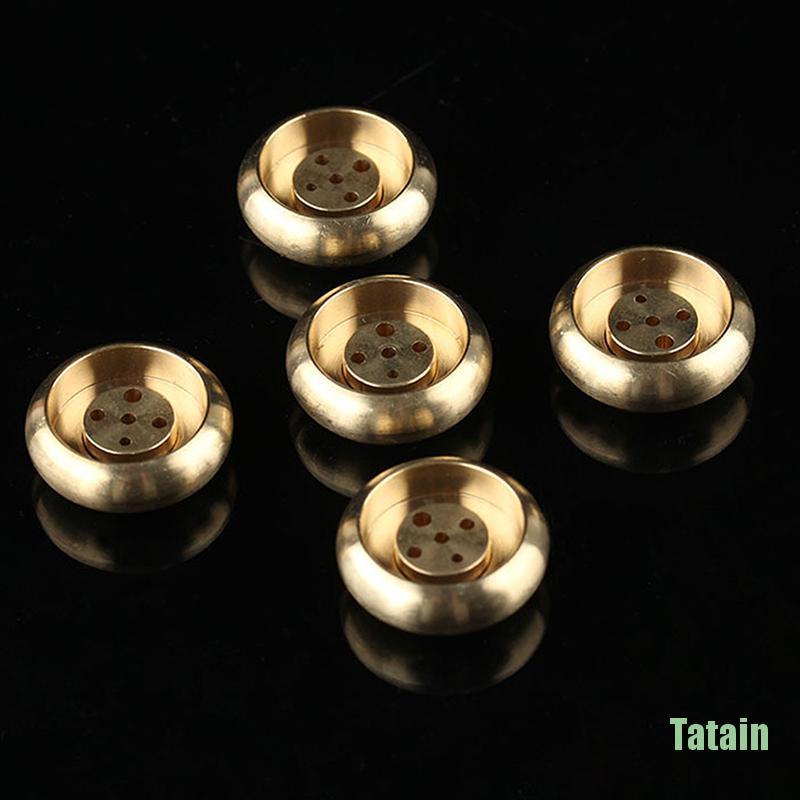 Đế đốt trầm hương 5 lỗ bằng đồng thau mini chất lượng cao