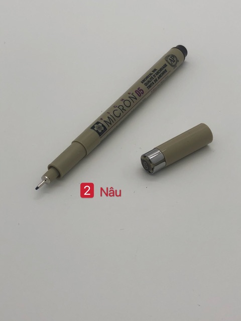 Bút mực vẽ hoạ tiết nail sakura micron nét vẽ chuyên nghiệp