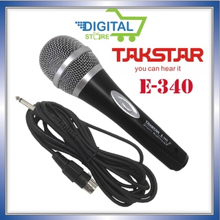 Micro karaoke có dây Takstar E-340, giá siêu rẻ, Míc có dây hát karaoke [ Chính Hãng ]