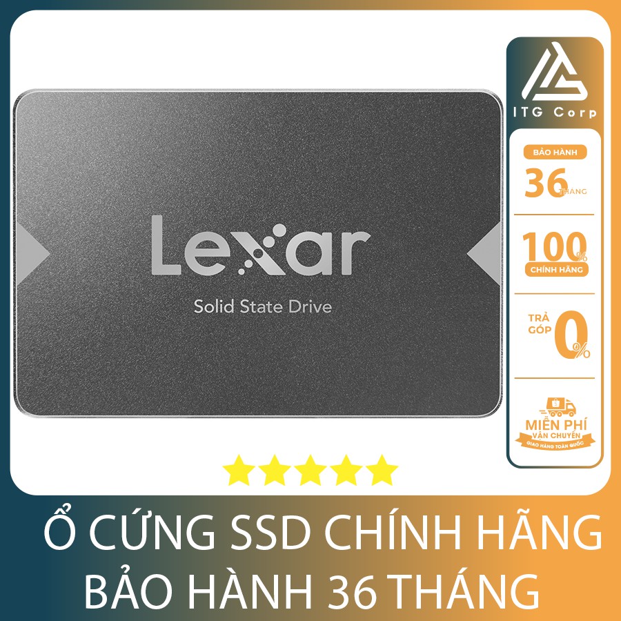 Ổ cứng SSD Lexar 128G SATA 3 Chính Hãng
