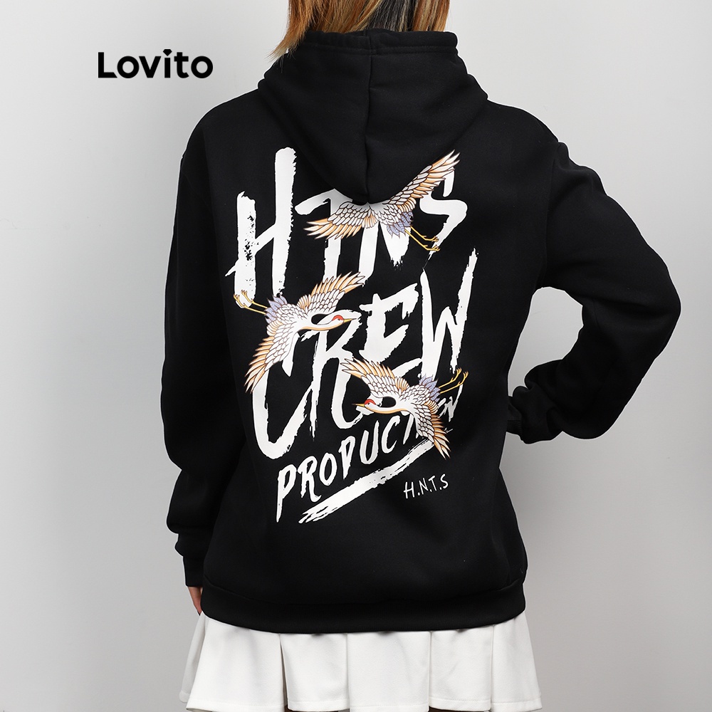 Áo sweatshirt in hình động vật Lovito L07980