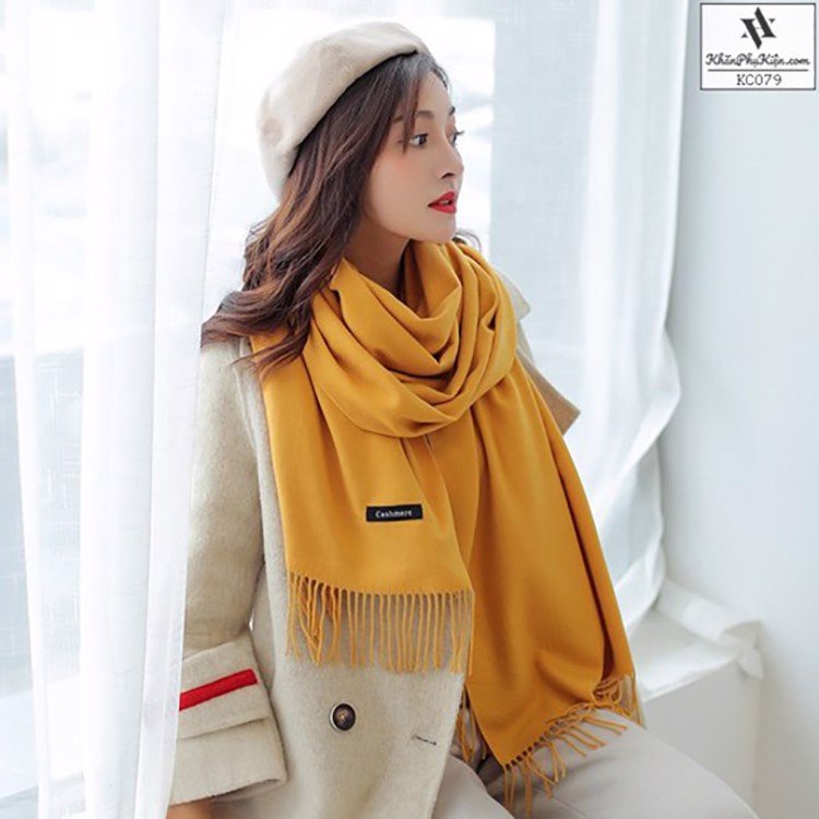 KHĂN CHOÀNG CỔ CASHMERE MỀM MỊN CHẤT ĐẸP - 1 Cái