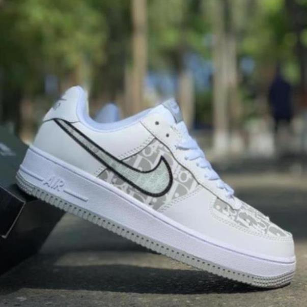 🖤 🔻 🥖 (sale shop mới 3 ngày )Giày thể thao AF1 , Giày sneaker nike_dior đế xám, đế đen nam nữ Full Box Bill * 🐾 🌷