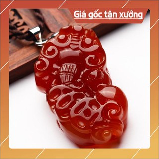 Tỳ hưu mã não đỏ