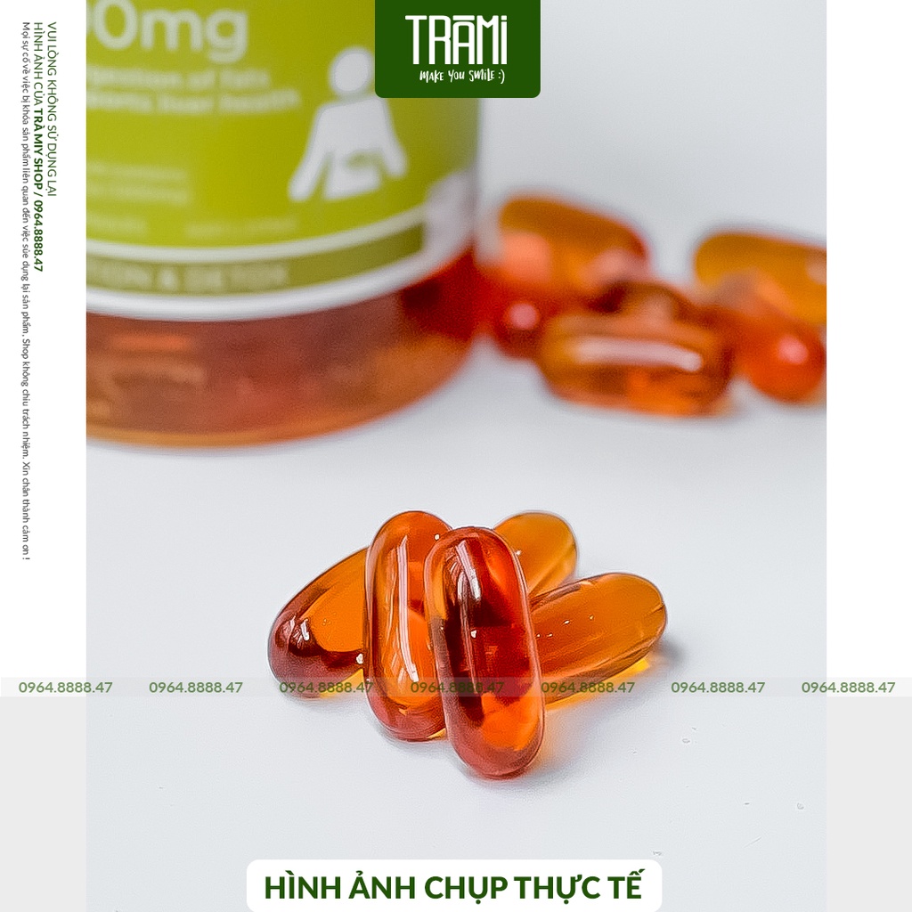 [CHÍNH HÃNG] Viên Uống Mầm Đậu Nành Healthy Care Super Lecithin 1200mg 100 viên.