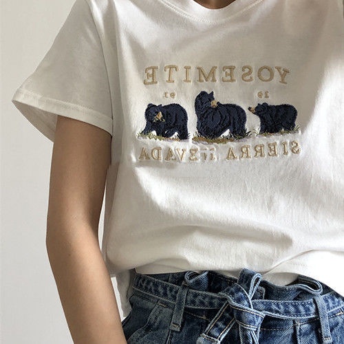 Áo Thun Nữ cotton Tay Ngắn Dáng Ôm Phong Cách Hàn Quốc Cổ Điển Dễ Phối Đồ Thời Trang Cho Nữ áo phông nữ JL-TX-102