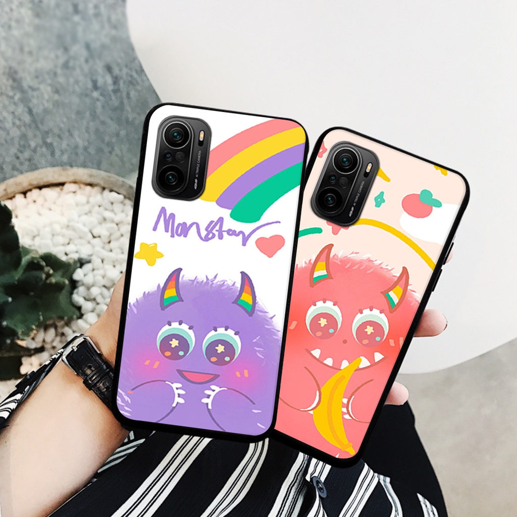 Ốp lưng Xiaomi Redmi K40 / K40 Pro / K40 Gaming / POCO F3 quái vật cute siêu đẹp