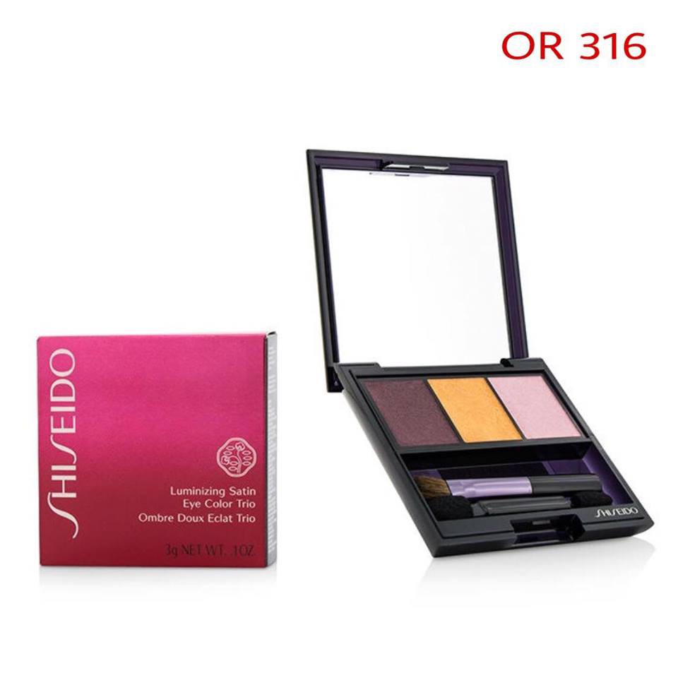 Phấn mắt 3 màu Shiseido Makeup Luminizing Satin Eye Color Trio #BR214 3g