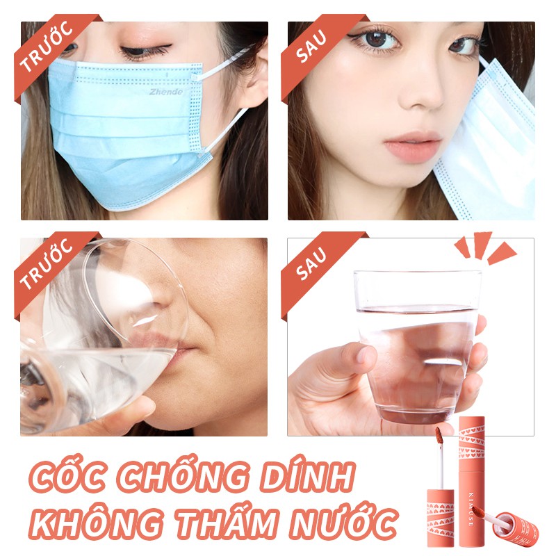 Son kem lì Kimuse dưỡng ẩm lâu trôi 5ml