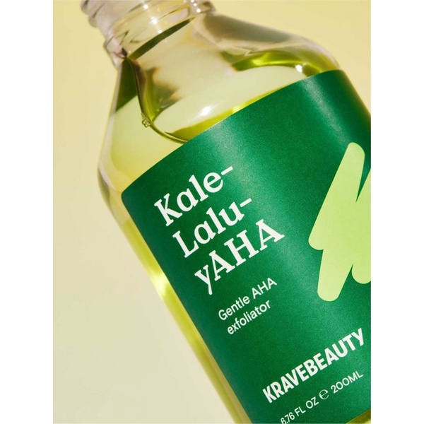 (Mẫu mới 2021) Tẩy tế bào chết Krave Kale Lalu yAHA toner