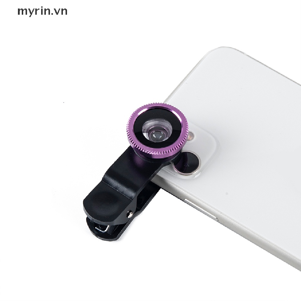 Bộ Lens Mắt Cá Góc Rộng 3 Trong 1 Cho Điện Thoại Di Động
