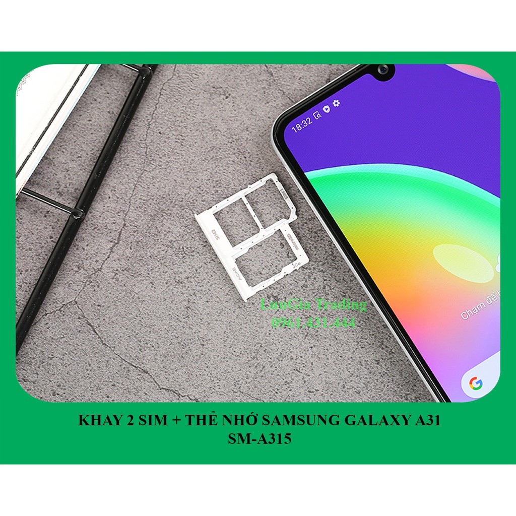 Khay sim Samsung Galaxy A31 chính hãng A315