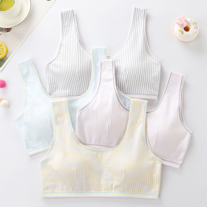 Áo lót vải cotton Thoáng Khí Dễ Thương 12-16 Tuổi Dành Cho Bé Gái