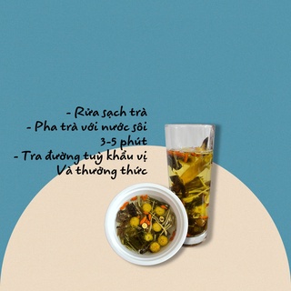 Trà thảo mộc cúc kim anh (tặng đường không calo)