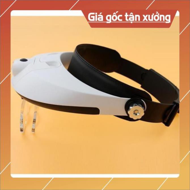 [CN88] Kính lúp đeo đầu có đèn MG81001-G💖FREE SHIP💖 ( 5 mắt kính )