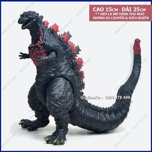 Mô Hình Quái Vật Godzilla Nhật Bản - Cao 15 Cm - Có Chỉnh Khớp - nhiều mẫu - 7765